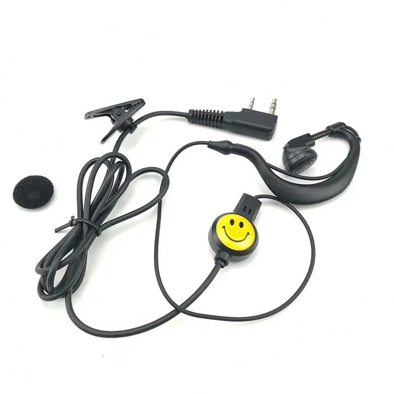 

PTT MIC Earpiece Walkie Talkie Headset Two Way Radio Headphone Earphone Accessories for Kenwood Baofeng UV-5R BF-888s UV-82 DMR