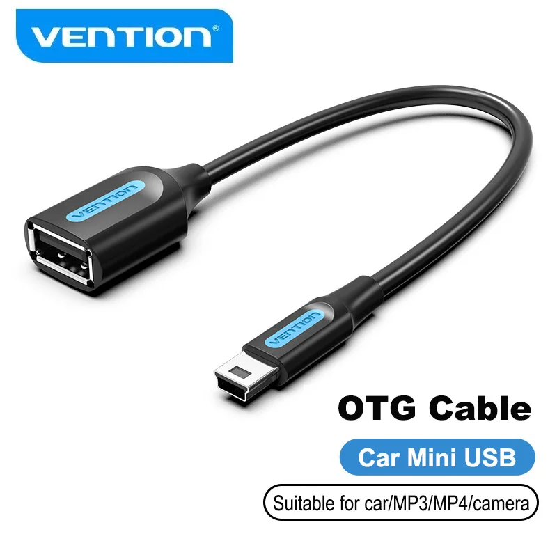 Vention Mini USB OTG Adapter Cable Mini USB Male to USB 2.0 Female for Tablet Samsung Macbook Pro USB OTG Connector