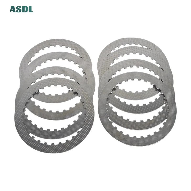 9pcs Motorbike Steel Clutch Plate For Harley-Davidson VRSCA 1130 V-Rod VR1 2002 - 2007