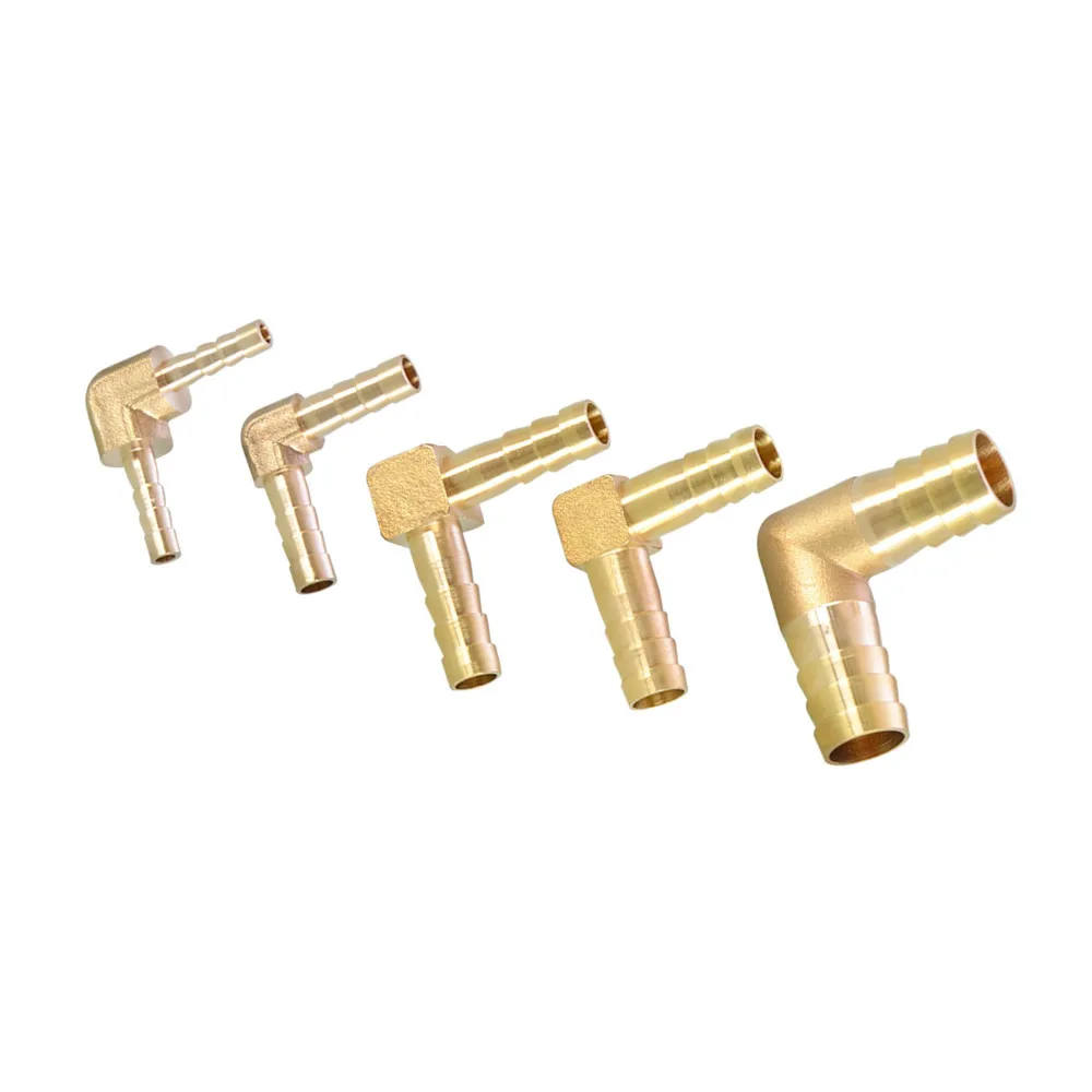 Brass Hose Pipe Fitting Coupling Elbow Equal Reducing Barb 4mm-16mm ID Hose Copper Barbed Coupler Connector Adapter