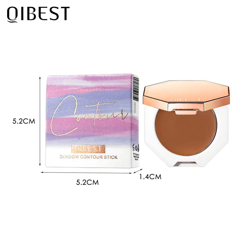 QIBEST – Palette de maquillage pour le visage, crème bronzante soyeuse, contour, cosmétique, surligneur, bronzant, illuminateur