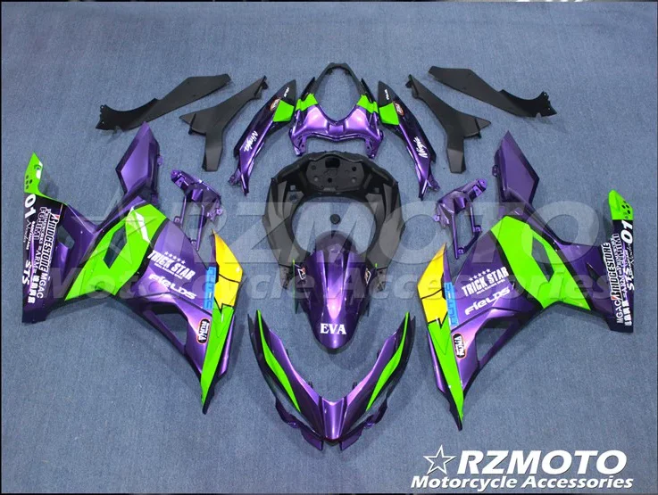 

lacquered Motorcycle fairing parts For kawasaki Ninja400 EX400 2018 All sorts of color No.3010