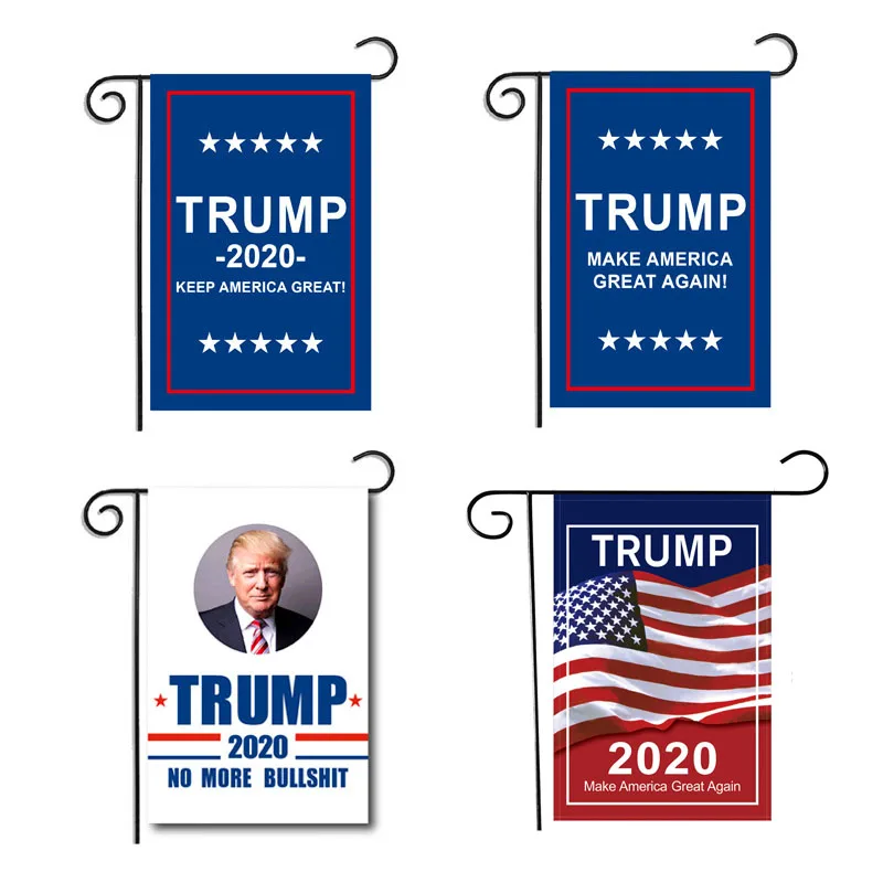 President Donald Trump 2022 Flag Keep America Great NO BULLSHIT US Election Maga Flags Decoration for Yard Garden Home