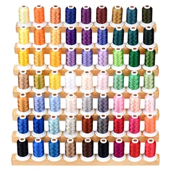 63 Different Brother Colors Embroidery Machine Thread 550Y each for Sewing Embroidery Quilting