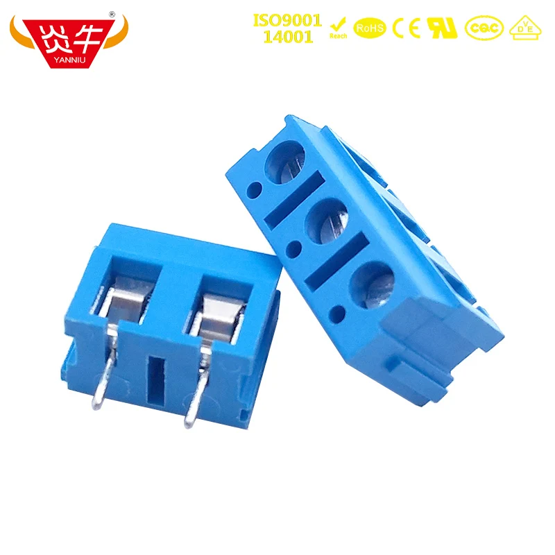 

10Pcs KF375 7.5 2P 3P BLUE PCB SCREW TERMINAL BLOCKS DG305 7.5mm PITCH 2PIN 3PIN CAN BE COMBINED DEGSON PHOENIX CONTACT