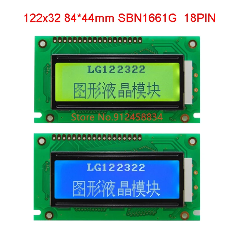 12232 Lcd Display 18pin oder 20 stücke Grafik 84x44mm