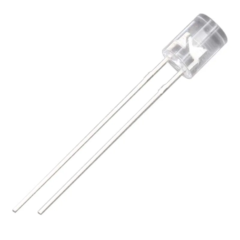 1000PCS 5mm Flat Top Transparent Long Leg White Warm Red Blue Green Yellow Light-Emitting Diode LED