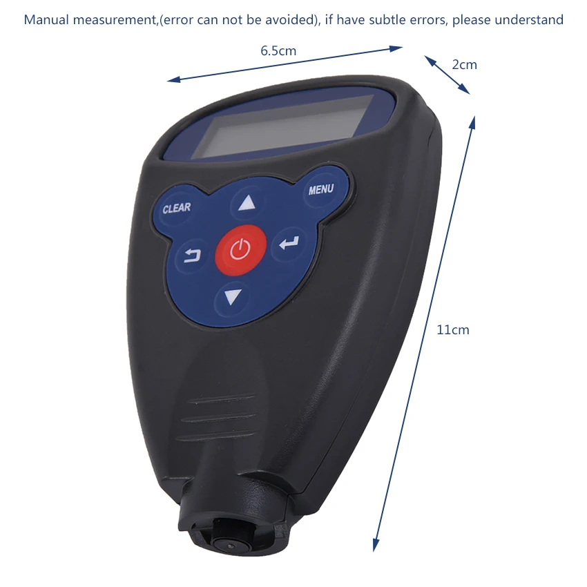 New WH82 Dual-use Coating Thickness Gauge Accurate Measurement Iron-aluminum Double Base Coating Thickness Gauge 0-1250 Microns