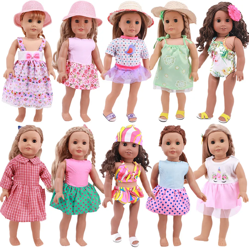 Promotions!!!Doll Clothes Unicorn Dress For 18 Inch American of Girl`&43CM Baby New Born Doll &38cm Nenuco Ropa Y  Su Hermanita