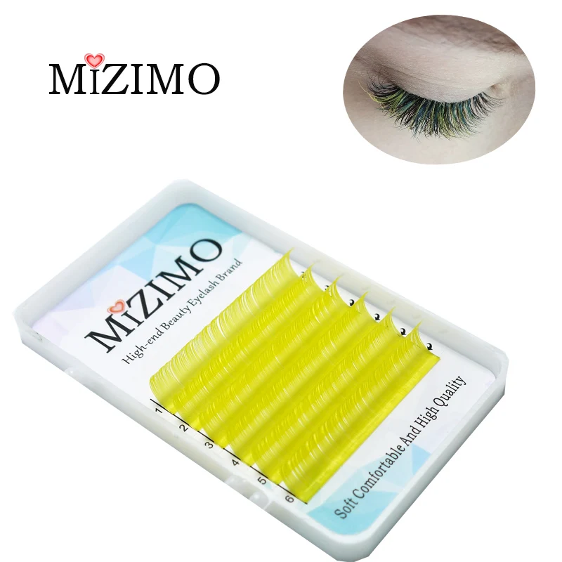 free shipping new color grafting eyelashes 0.07/0.1mmB C D 8-17mm purple blue natural soft personality quality eyelash extension