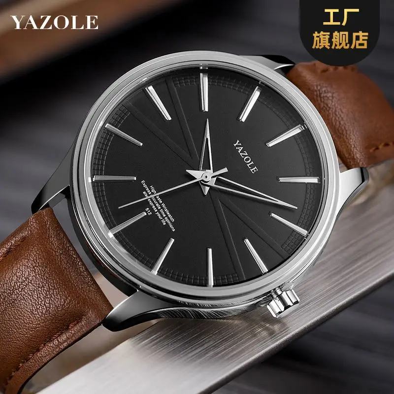 Fashion Creative Men\'s Watches Leather Strap Waterproof Quartz Watch Men Luxury Casual Wristwatch 2021 Reloj Hombre