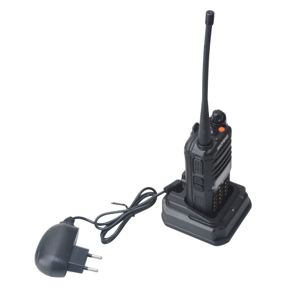 Baofeng walkie talkie UV-9R UV-9R mais BF-A58 BF-97000 carregador de mesa com adaptador ac 100-240v tensão de entrada