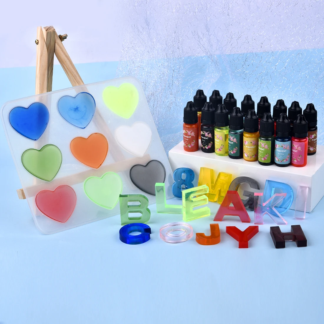 1 Set Hars Pigment Kit Art Inkt Alcohol Vloeibare Kleurstof Dye Inkt Diffusie DIY Epoxyhars Mal Kleurset Sieraden Maken