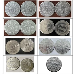 Stainless Steel Arcade Game Coin Tokens, MAME Amusement Machine Cabinet, Arcade Style, 25*1.85mm, 100PCs per Bag