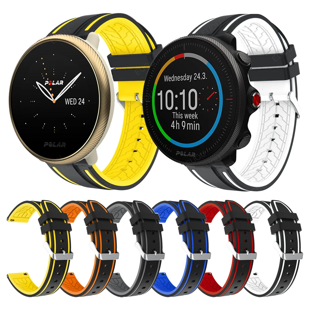 الرياضة الفرقة ل القطبية فانتاج م M2 حصى X حزام ساعة اليد ل القطبية إيجنيت 2 Smartwatch سيليكون سوار المطاط Easyfit الساعات