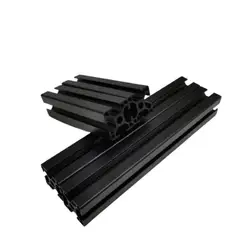 Funssor 1set 원래 Prusa i3 MK3 프레임 3030 알루미늄 extrusions 검정색 알루마이트