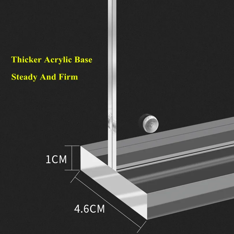 Imagem -05 - Suporte de Acrílico para Menu a6 Suporte para Foto Cartaz Menu Magnético Suporte de Sinal de Papel