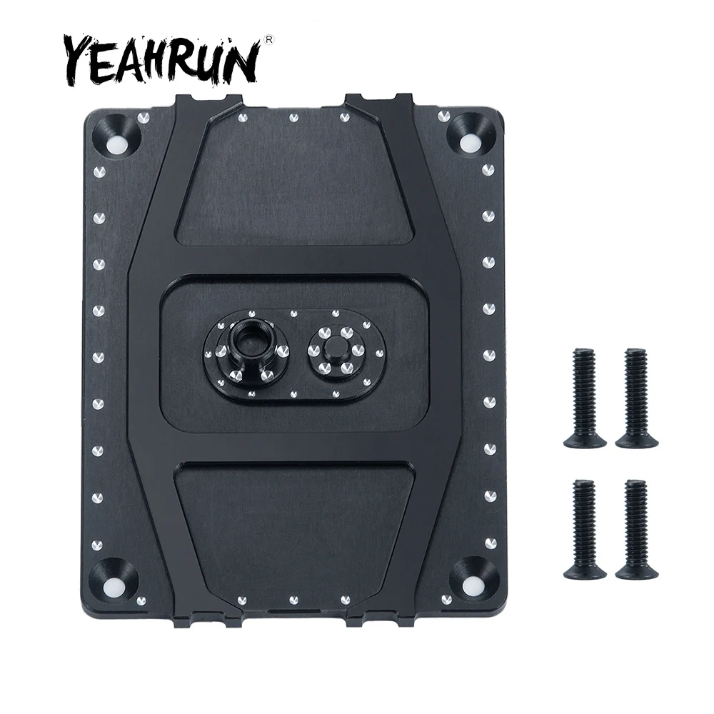 YEAHRUN Aluminiumlegierung Batteriekastenabdeckung für Axial RBX10 AXI03005 1/10 RC Crawler Automodell Upgrade Teile Zubehör