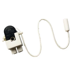 2pcs EU Miniature Wall Light Pull Cord Small Switch Replacement With Side Pull Cabinet Closet LED Lamp Online Rope Switch OJ200