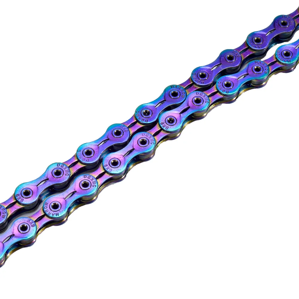 

SUMC Colorful Bicycle Chain 9/10/11/12 speed Rainbow SLR Chain MTB Mountain Road Bike Full Hollow Chain For Shimano Sram Campagn