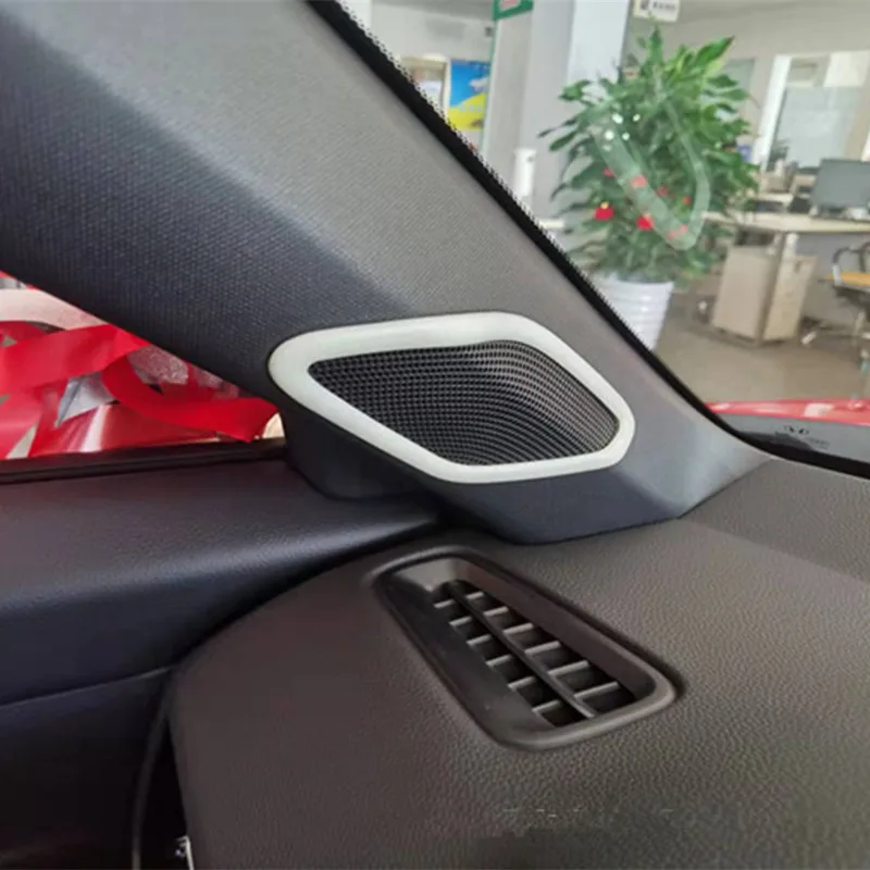 Fit For Honda CIVIC 2022  ABS Car A Pillar Speaker  Panel Frame Cover Trim Sticker Car Styling