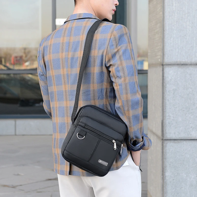 Fashion Man Oxford Messenger Bag Casual Shoulder Bag Male Crossbody Bag Boy Shoulder Business Bag For Men Outdoor Travel Bag