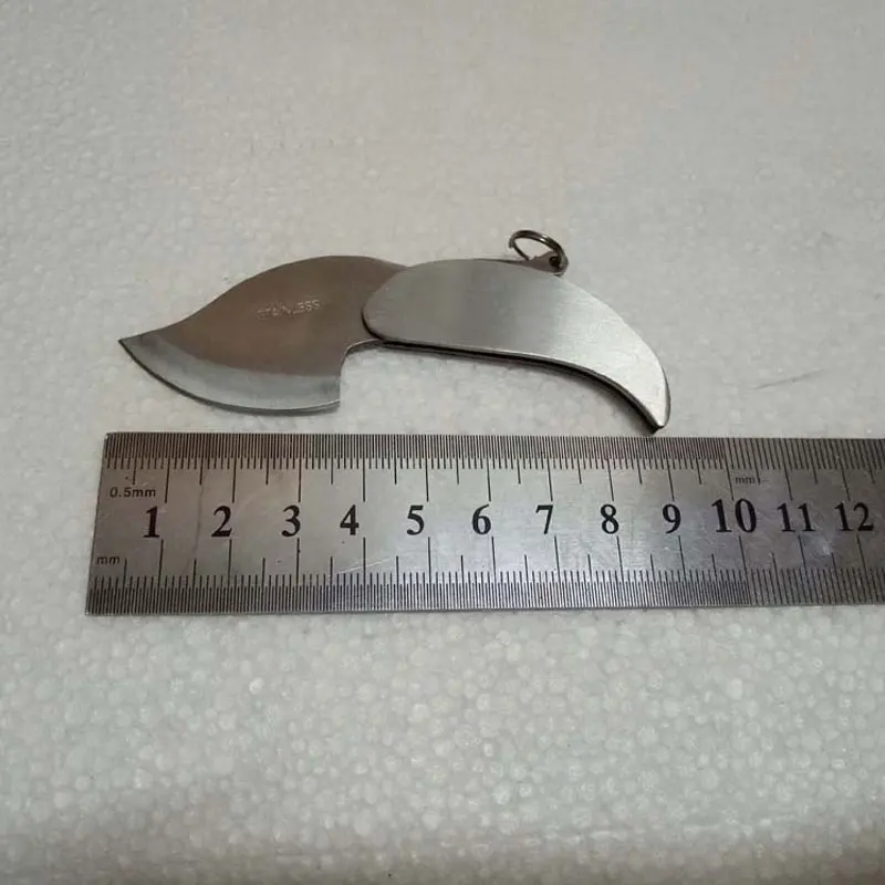 Outdoor Edc Rvs Blad Mes Draagbare Tool Mini Fruit Mes Mes Vouwen Overleven Kit Camping Wandelen Groothandel