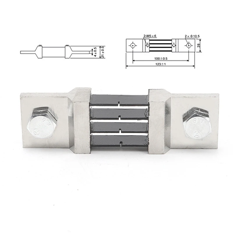 1 pz Shunt esterno FL-2B 400A/75mV corrente Meter Shunt resistore per amperometro digitale amp voltmetro wattmetro