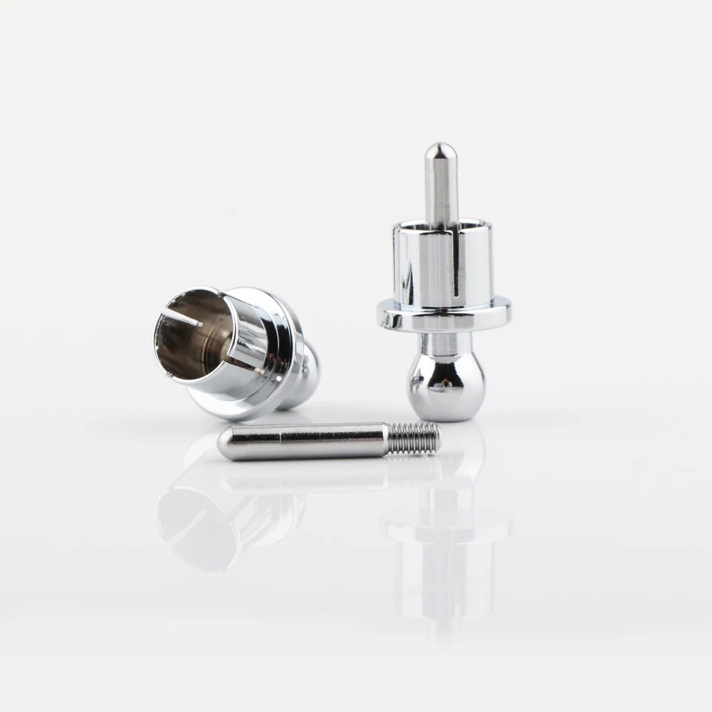 8 stücke gold/rhodiniert rca cap stecker kurzschluss buchse phono stecker rca abschirmung jack buchse schützen abdeckung kappen – Detail 3