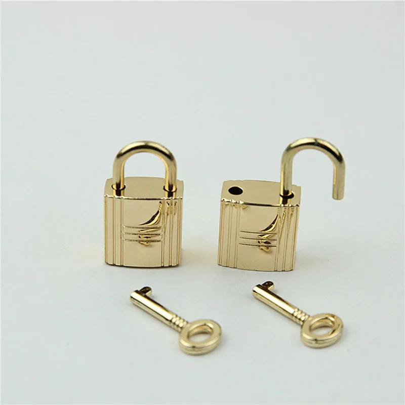 2 Stuks Vierkante Metalen Sluiting Turn Lock Twist Key Locks Rose Goud DIY Handtas Portemonnee Sluiting Tas Onderdelen Lederen Hardware accessoires