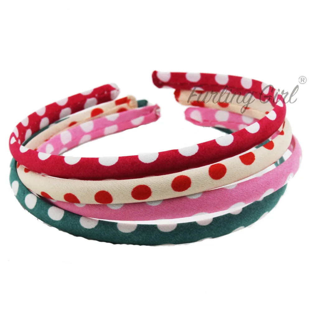 

Furling Girl 1 PC Children Polka Dots Printing Hairbands Promotion Head Bands for Girls Women Hair Accessories Headwear