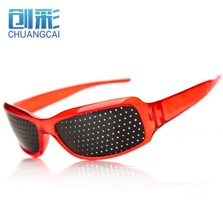 

Red sports eyeglasses porous pinhole glasses astigmatism myopia amblyopia presbyopia hyperopia strabismus