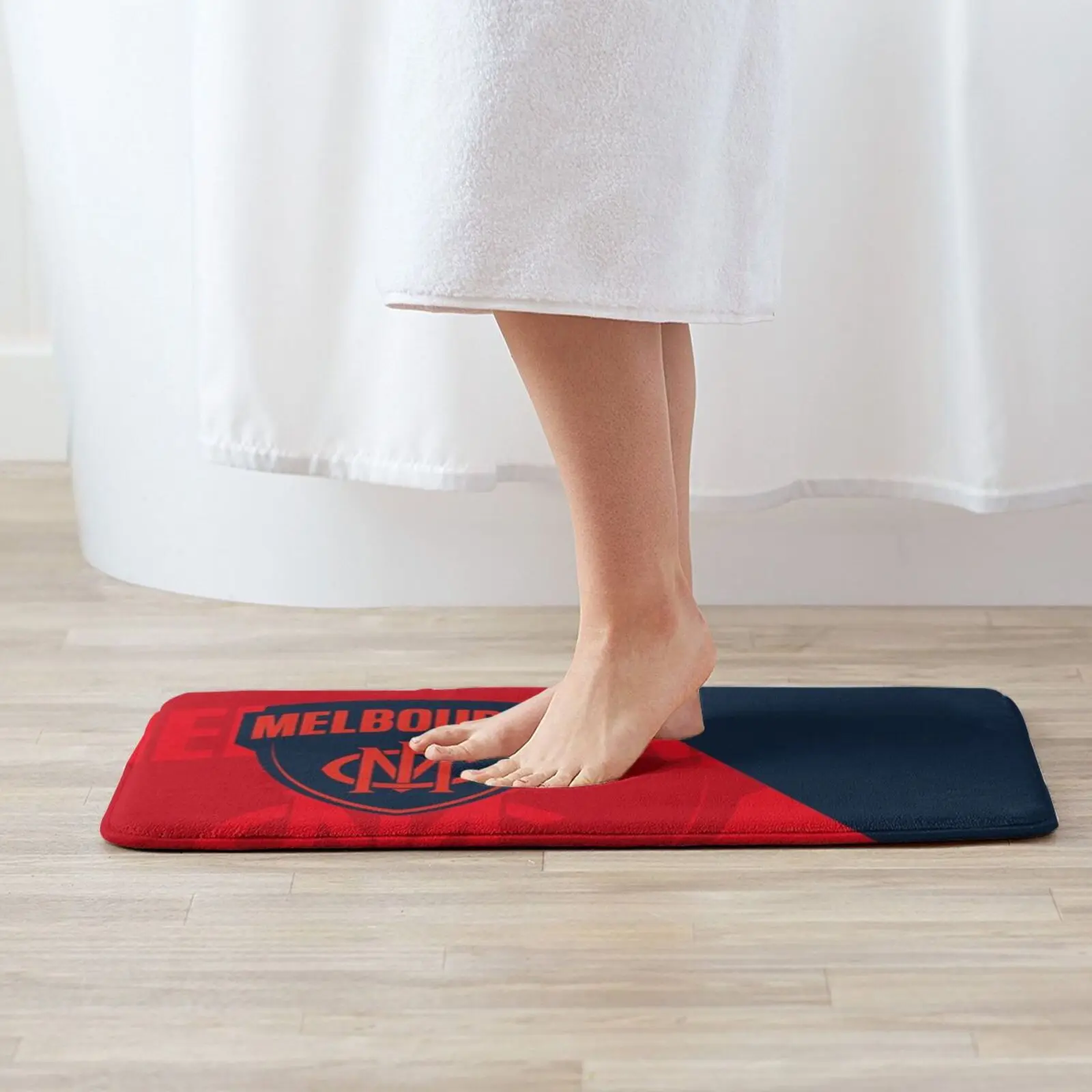 Afl-Melbourne Mat Rug Carpet Anti-Slip Floor Mats Bedroom Melbourne Football Footy Aussie Rules Richmond Vfl Australia