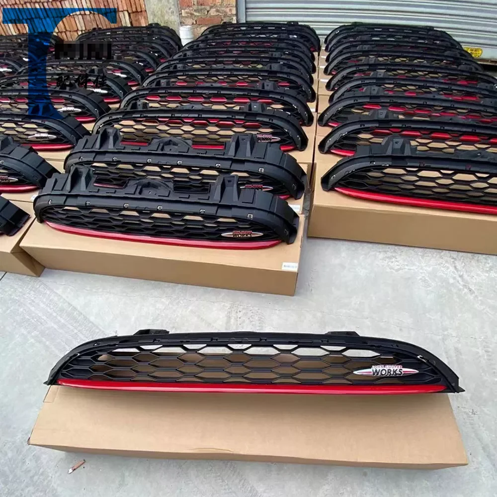 JCW Replacement Front Grill Part With Red Strips For Mini Cooper F55 F56 F57 1 Order view 3