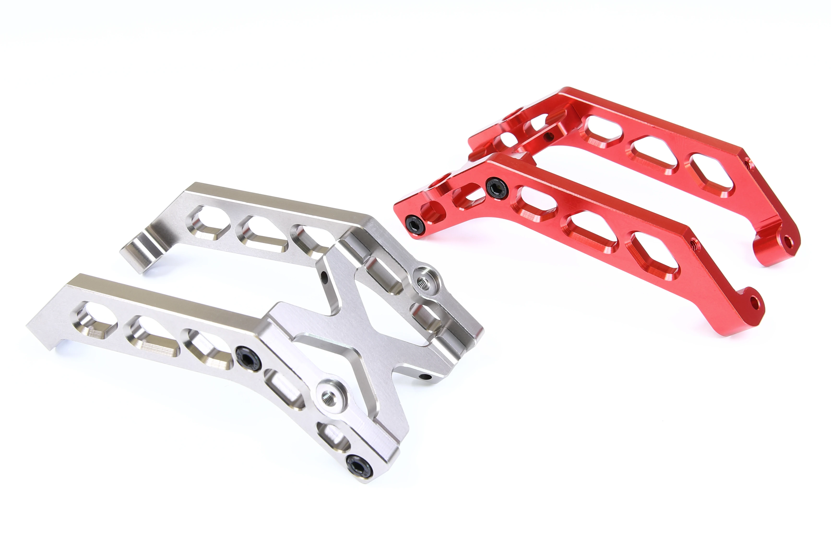 GTBRacing CNC Aluminum Metal Wing Mount Set For 1/8 RC Car TLR Losi 8ight X-E Elite 4WD Racing Upgrade Parts