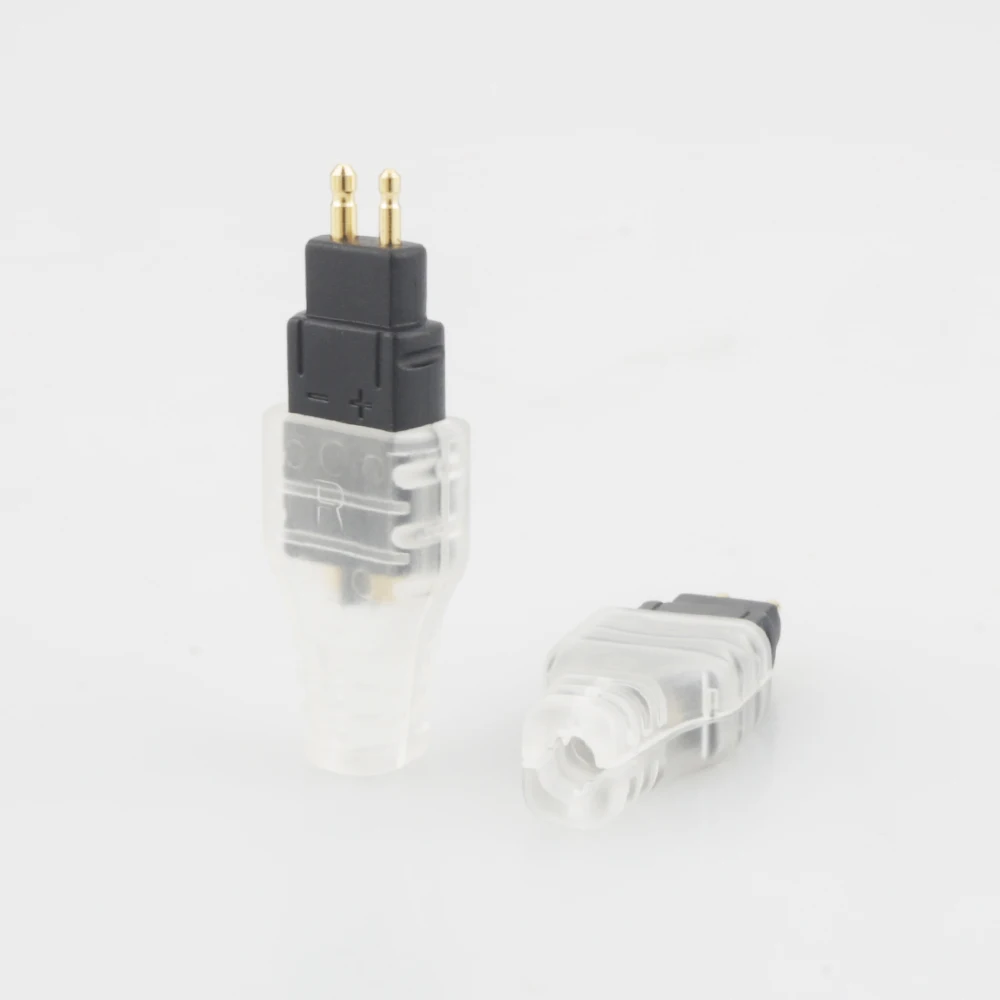 Transparent Vergoldet Aktualisiert adapter für HD580 HD600 HD650 Kopfhörer Headset für diy kopfhörer upgrate kabel