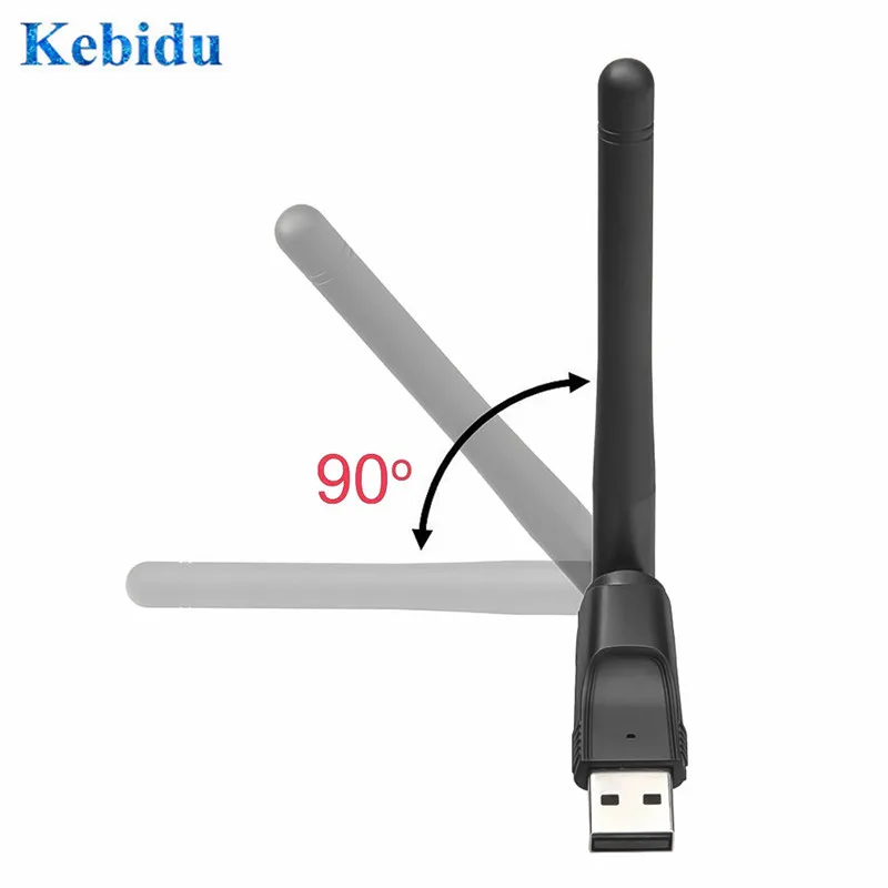 KEBIDU 150Mbps Wifi Adapter USB 2.0  WiFi Dongle MT-7601 Mini Wi-fi Receiver Wireless Network Card 802.11b/n/g Antenna wi fi
