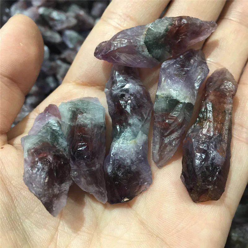 Natural amethyst Aurora 23 pendant healing playing with high frequency energy crystal