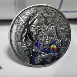 Non-Magnetic Little Match Girl Fear Tales Silver Coin Collection Gift