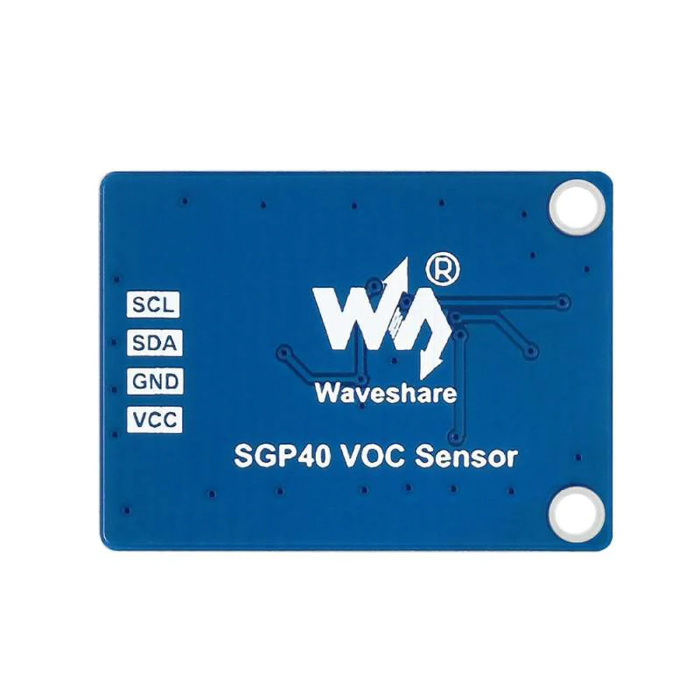 Waveshare Digital SGP40 VOC (Volatile Organic Compounds) Gas Sensor Expansion Board I2C Bus for Air Quality Monitors