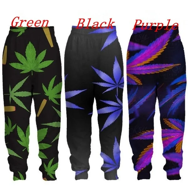 

New Unisex Weeds 3D Print Causal Clothing Fashion Men Women Hip Hop Pants Plus Size S-7XL Trouser Jogger Men