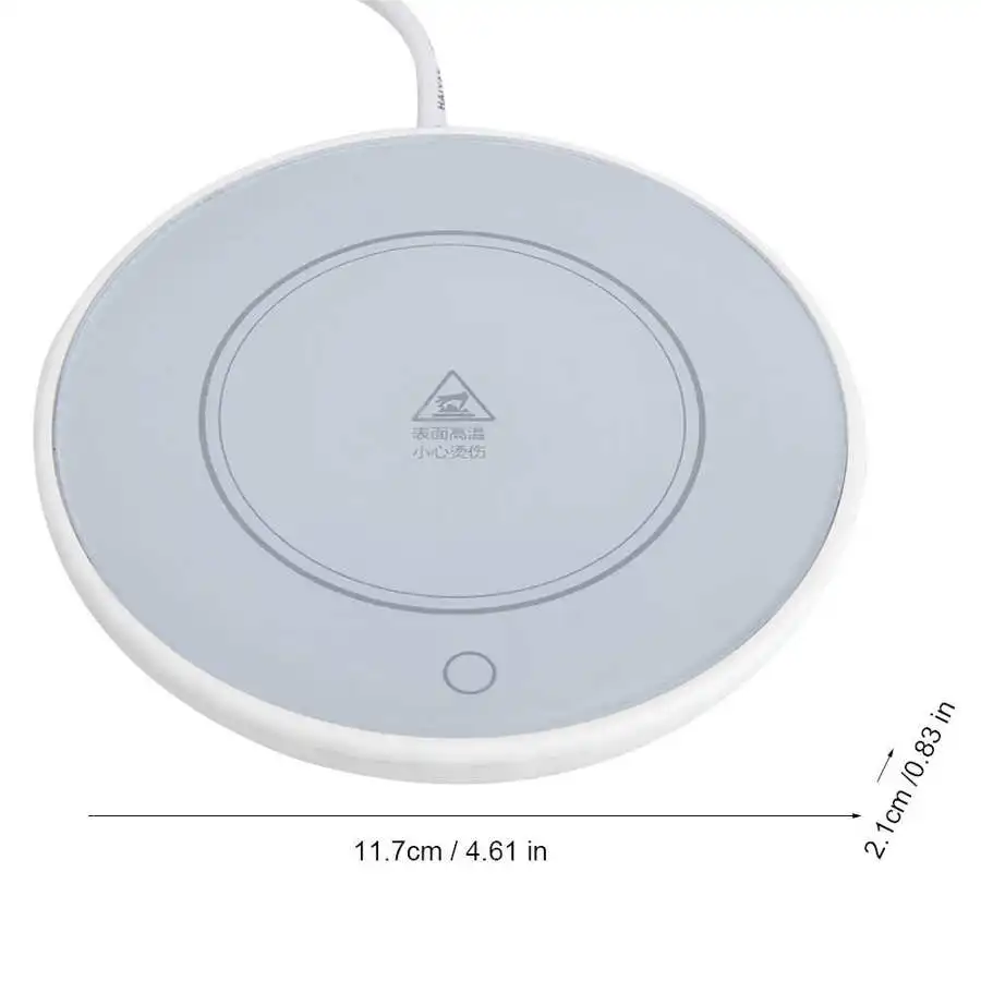 Coussin chauffant électrique thermostatique, chauffe-tasse étanche, contrôle tactile, tasse à café, lait, thé, eau, sous-verre métropolitain