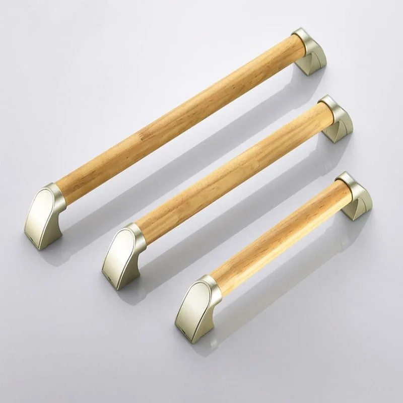 Bathroom Handrail Handle Solid wood Handle Style Old Man Disability Anti-slip Handle Hand Grip Handrail bathroom support