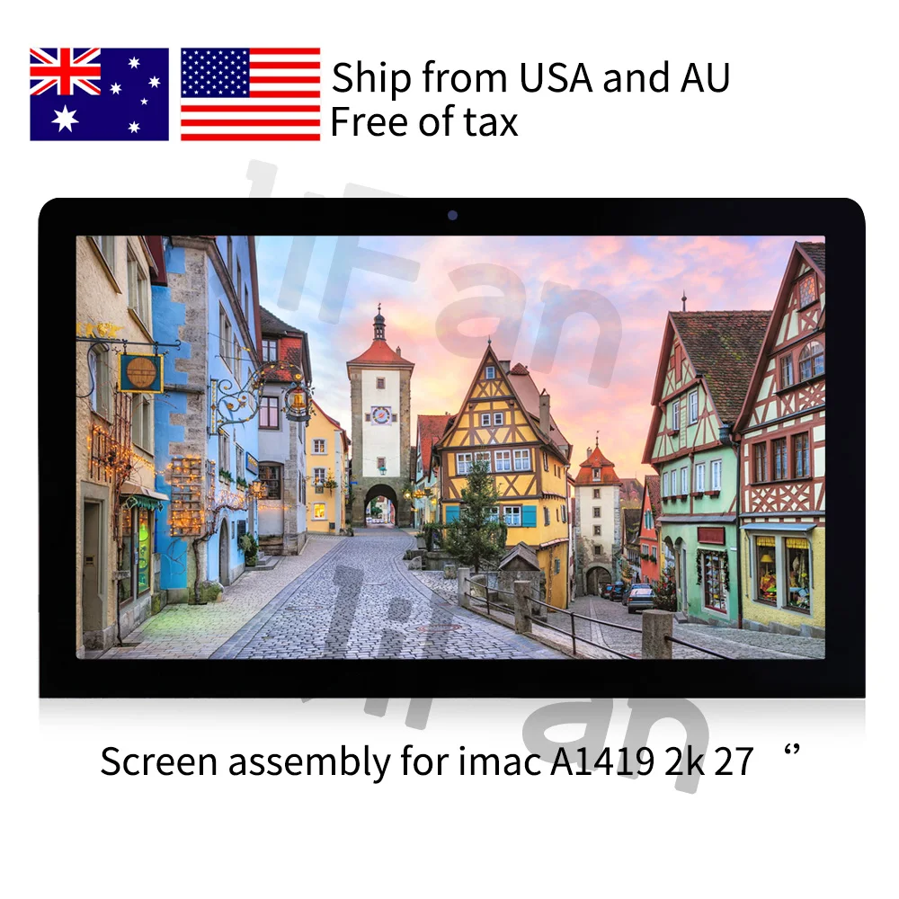 

Full New LCD Screen Display Panel For IMac 27" LM270WQ1 SD F1 ( F2) A1419 2K Assembly 661-7169 EMC 2546 2639