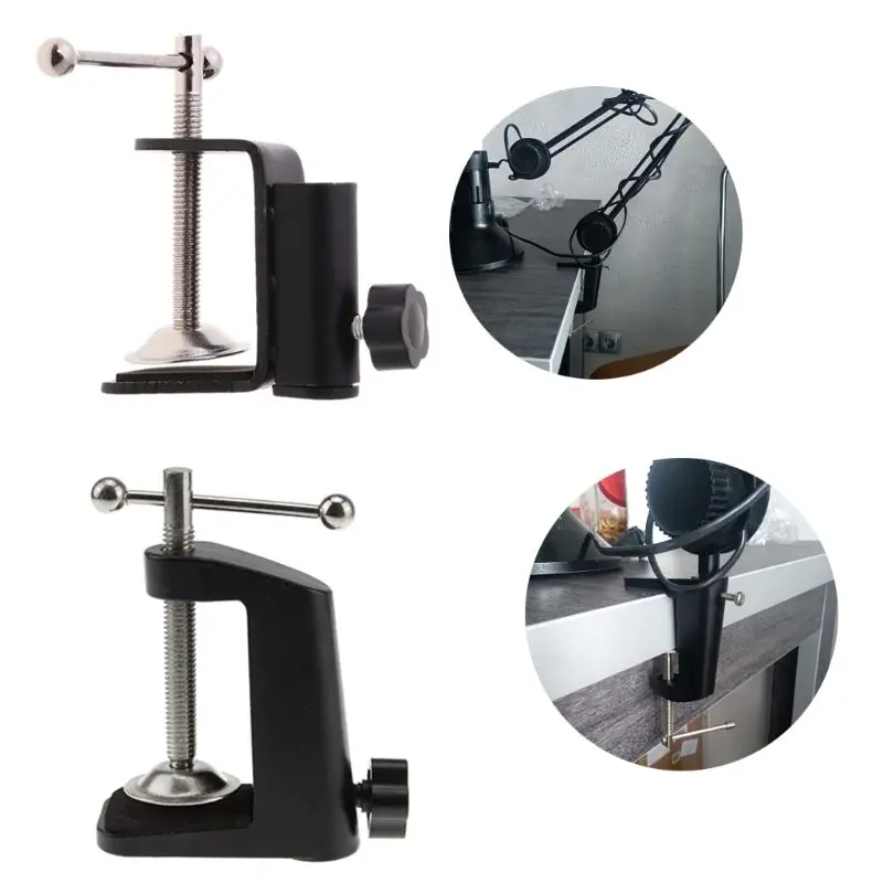 2022 جديد سبائك الألومنيوم الحديد ناتئ قوس المشبك ل منصة الميكروفون الجدول مصباح مكتب كليب