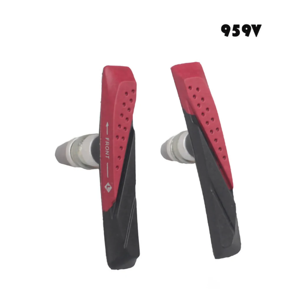 Baradine 959V 73mm Folding Bike V-Brake Pads Mechanical Linear Pull Brakes Dual Compound Bicycle Brake Blocks All-Weather Use
