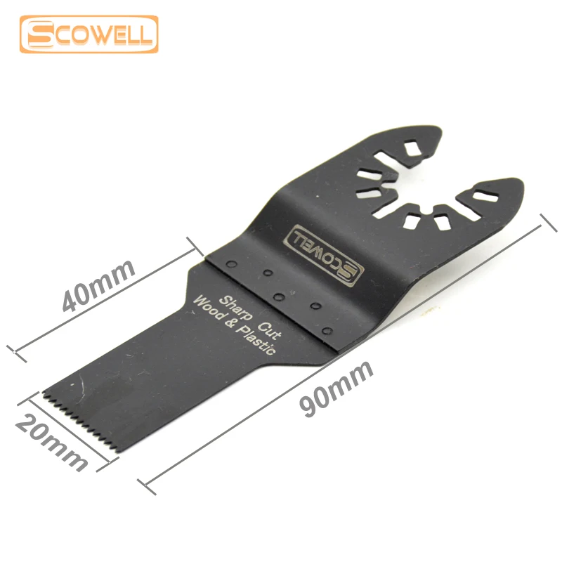 SCOWELL Plunge Oscillating Multi Tool Saw Blades for Wood Plastic Drywall Metal DIY Tools for Multimaster Power Tools