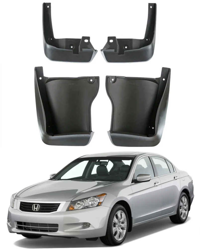 

4pcs Car Mud Flaps Mud Guards For Honda Accord 2008-2012 8th Gen Sedan Mudflaps Mudguards Mud Fenders Splash Guards Accessories