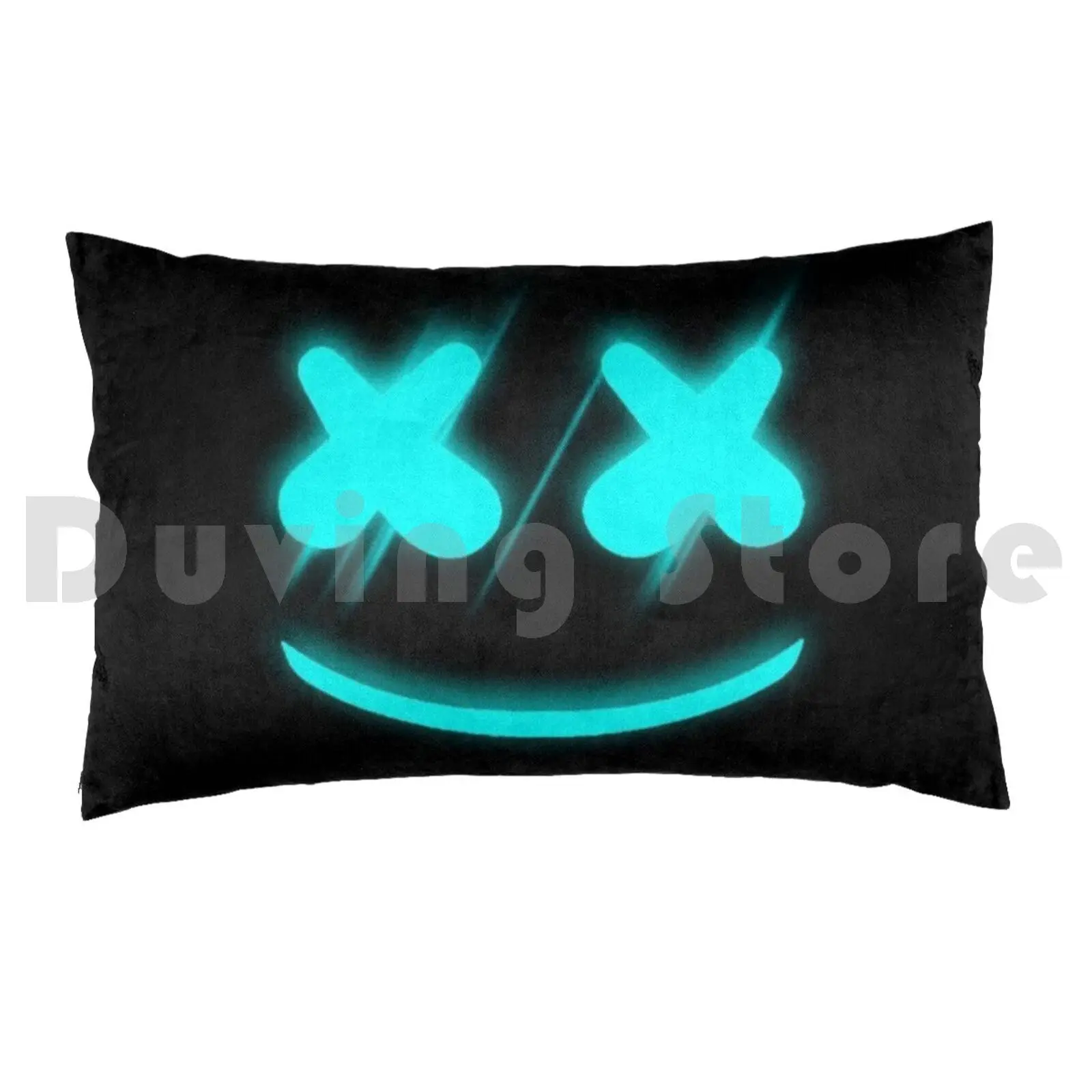 Pillow case Game Gaming Ps5 Smile Laugh Joy Happy Blue Light Pc Smile