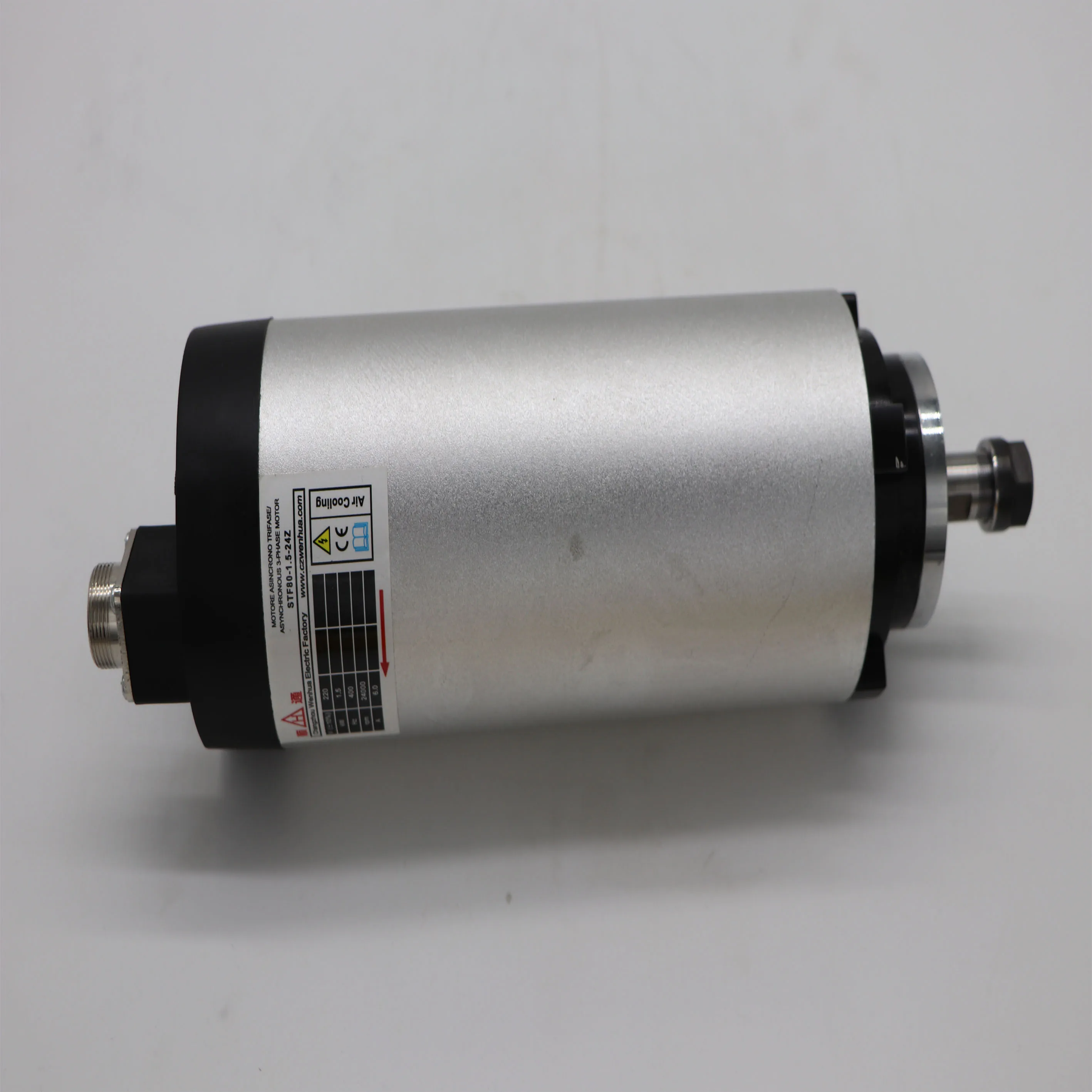 1.5KW空冷スピンドルモータ80ミリメートル直径ER11 24000rpm + 1ピース1.5kwインバータ + 1スピンドルサポート + 13個ER11コレット